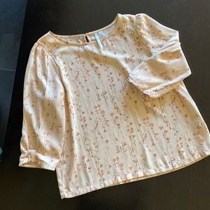 Lauren Conrad Summer Floral Top